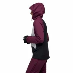Promo ???? Black Diamond Dawn Patrol Hybrid Shell - Veste ski femme ???? -Black Diamond Shop black diamond dawn patrol hybrid shell veste ski femme white blackberry black 2