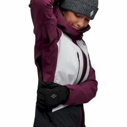 Promo ???? Black Diamond Dawn Patrol Hybrid Shell - Veste ski femme ???? -Black Diamond Shop black diamond dawn patrol hybrid shell veste ski femme white blackberry black 3